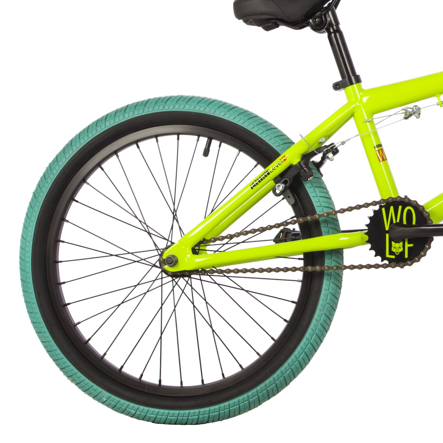 Велосипед 20BMX WOLF зеленый NOVATRACK BMX WOLF - фото 4