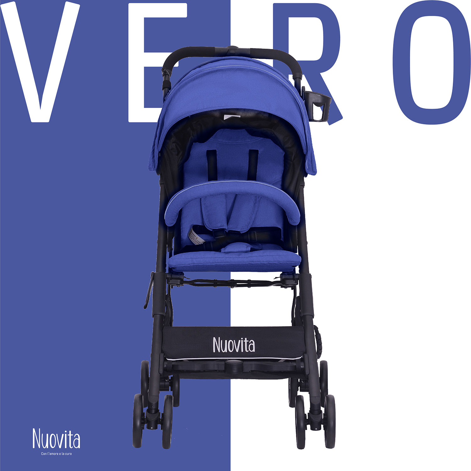 Коляска прогулочная Nuovita Vero Blu - фото 3