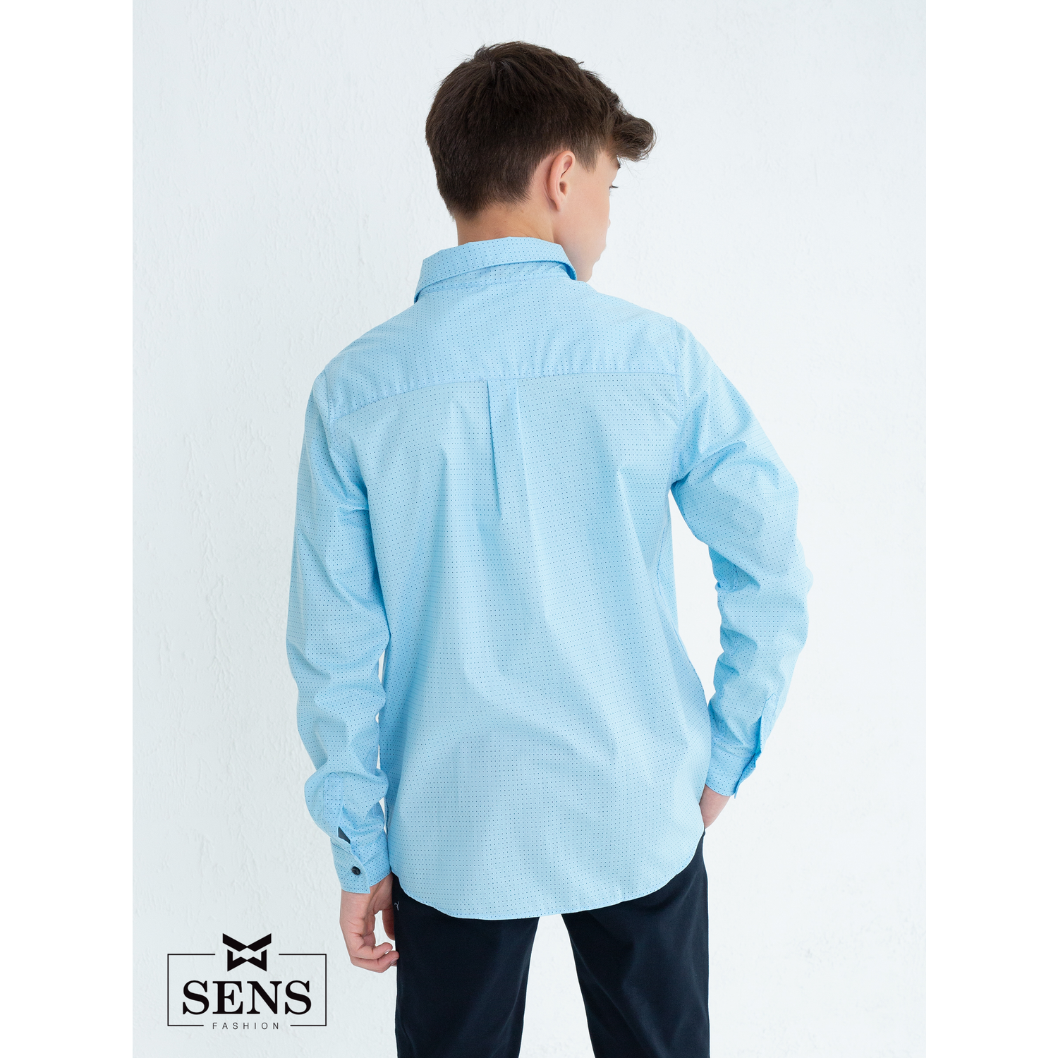 Рубашка Sens Fashion РМПП/голубой - фото 2