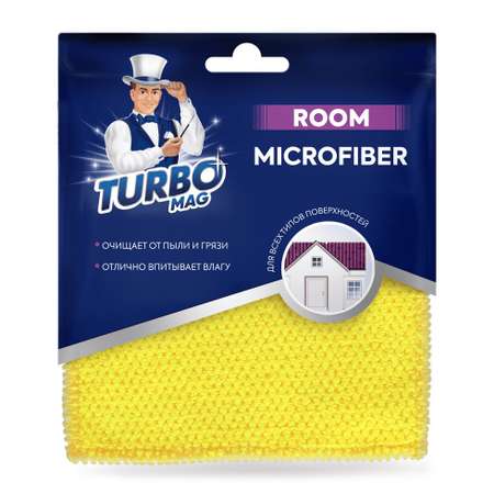 Салфетка антипыль Turbomag Room микрофибра 30*30см 1шт