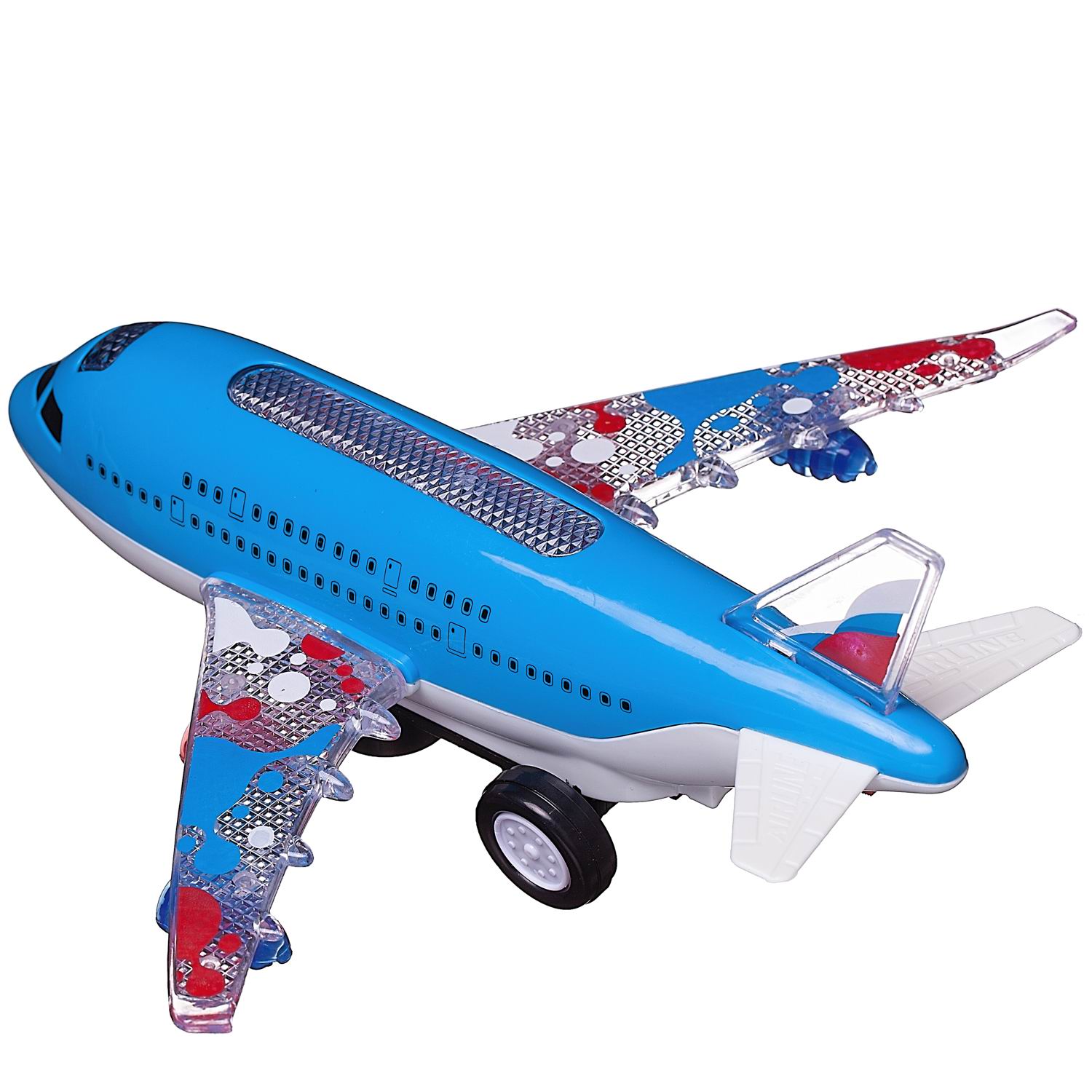 Самолет ABTOYS пассажирский электромеханический со световыми и звуковыми эффектами C-00381 - фото 5