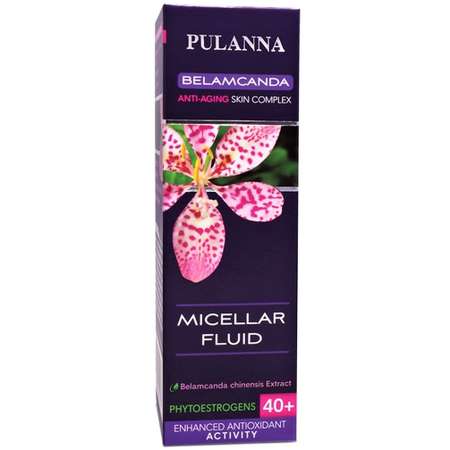 Мицеллярная вода PULANNA Для зрелой кожи с пантенолом витамином B3 беламкандой - Micellar Fluid 200мл