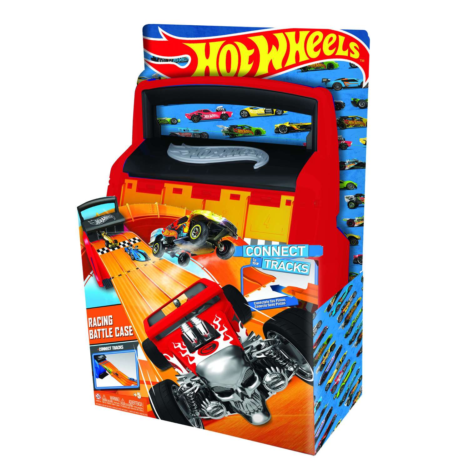 Кейс-автотрек Hot Wheels портативный для хранения гоночных машин HWCC4 HWCC2 - фото 1