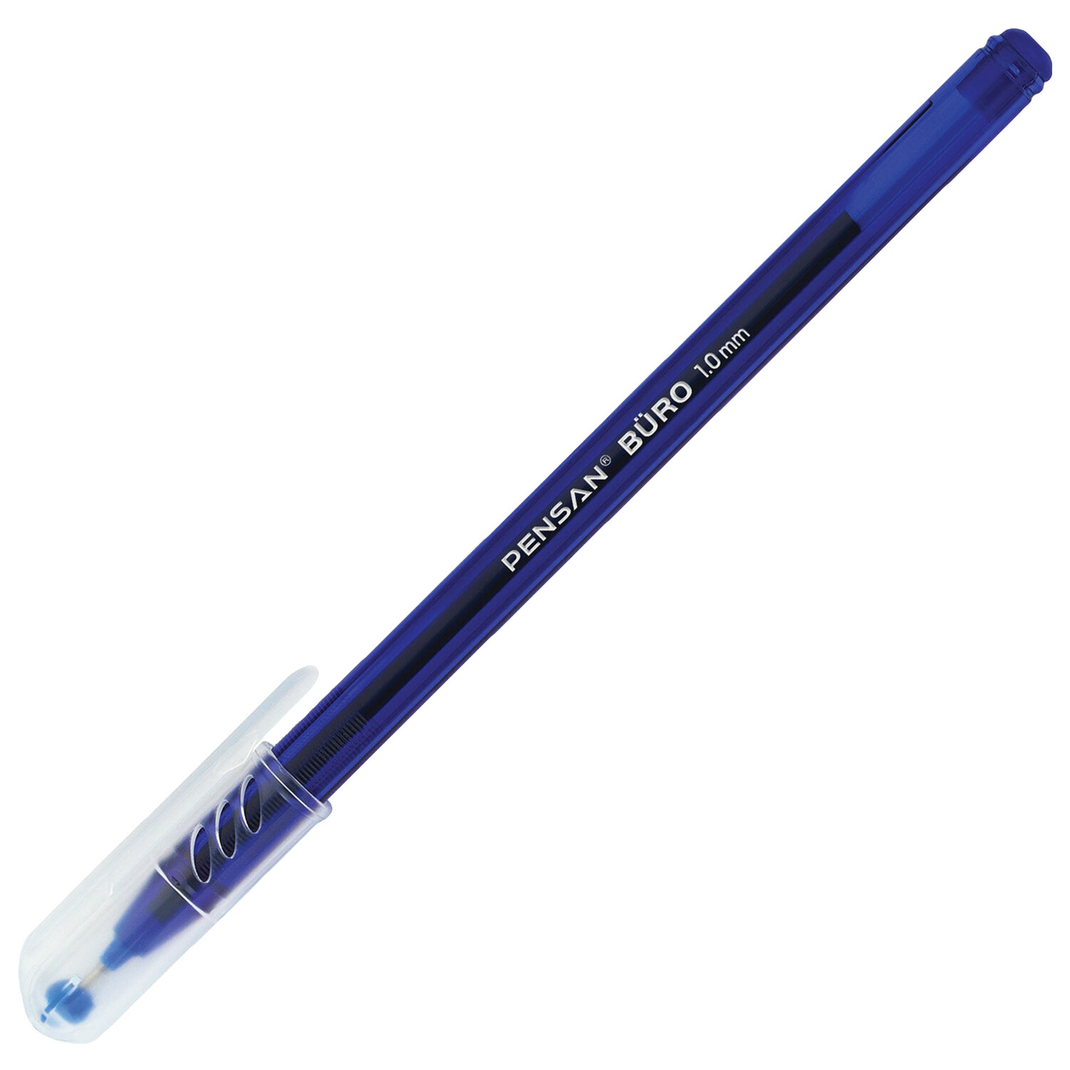 Ручки шариковые PENSAN синие масляные набор 50 штук для школы - фото 3