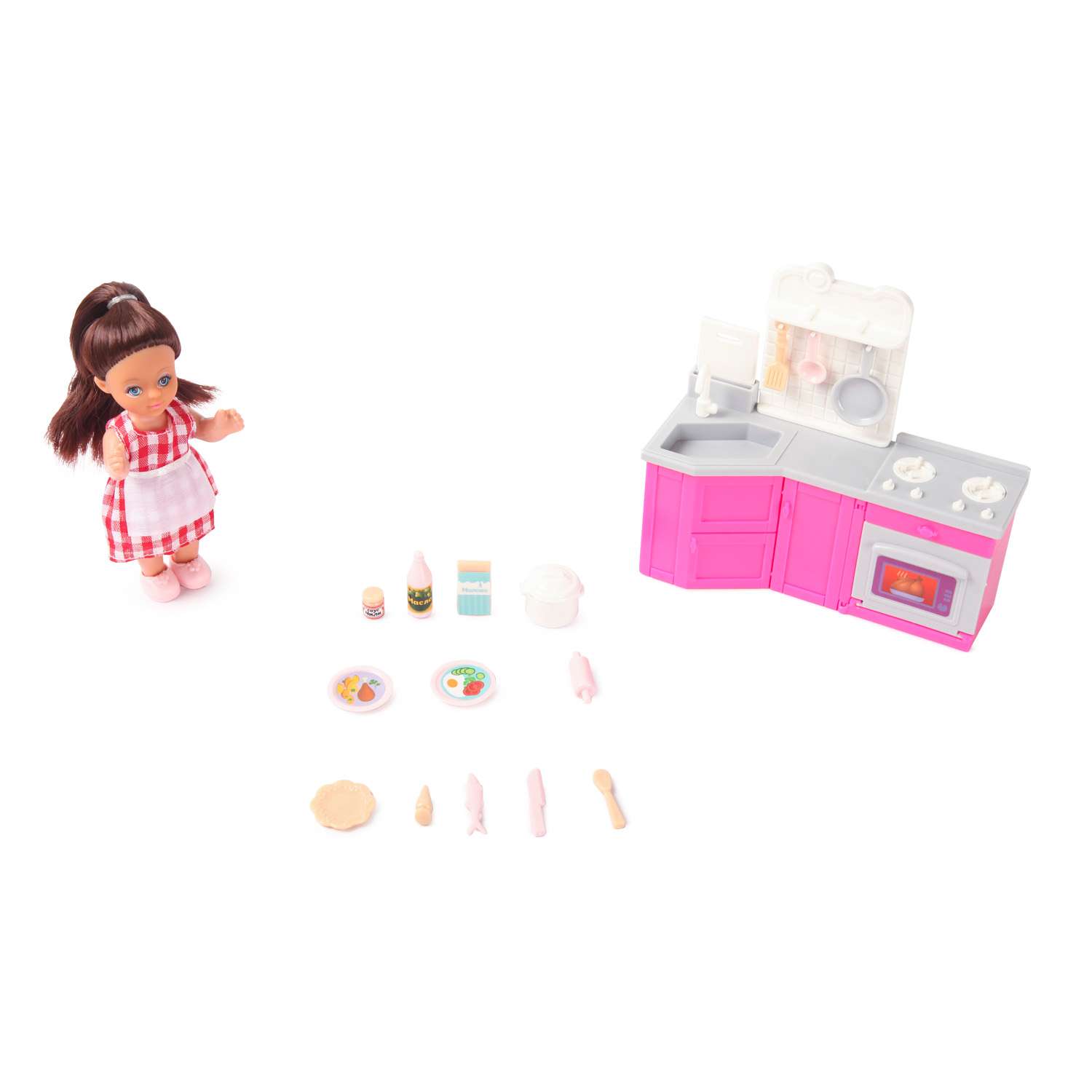 Набор игровой Demi Star Веселая кухня с мини куклой YS0261019 YS0261019 - фото 1