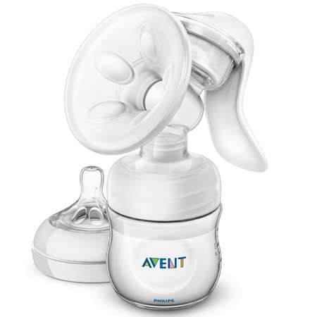 Ручной молокоотсос с бутылочкой Philips Avent Natural SCF330/20