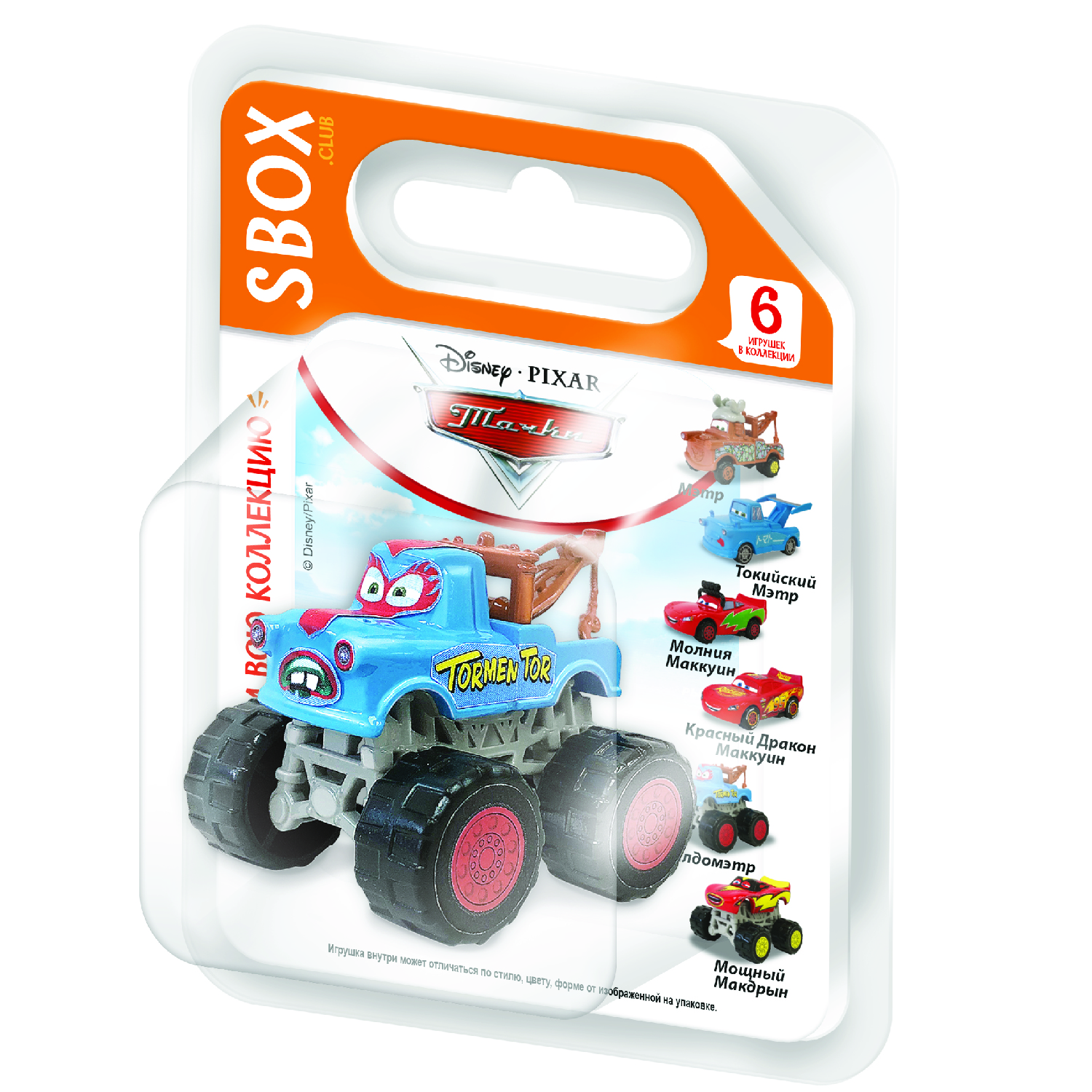 Игрушка SBOX Disney Тачки УТ55256 в ассортименте УТ55256 - фото 1