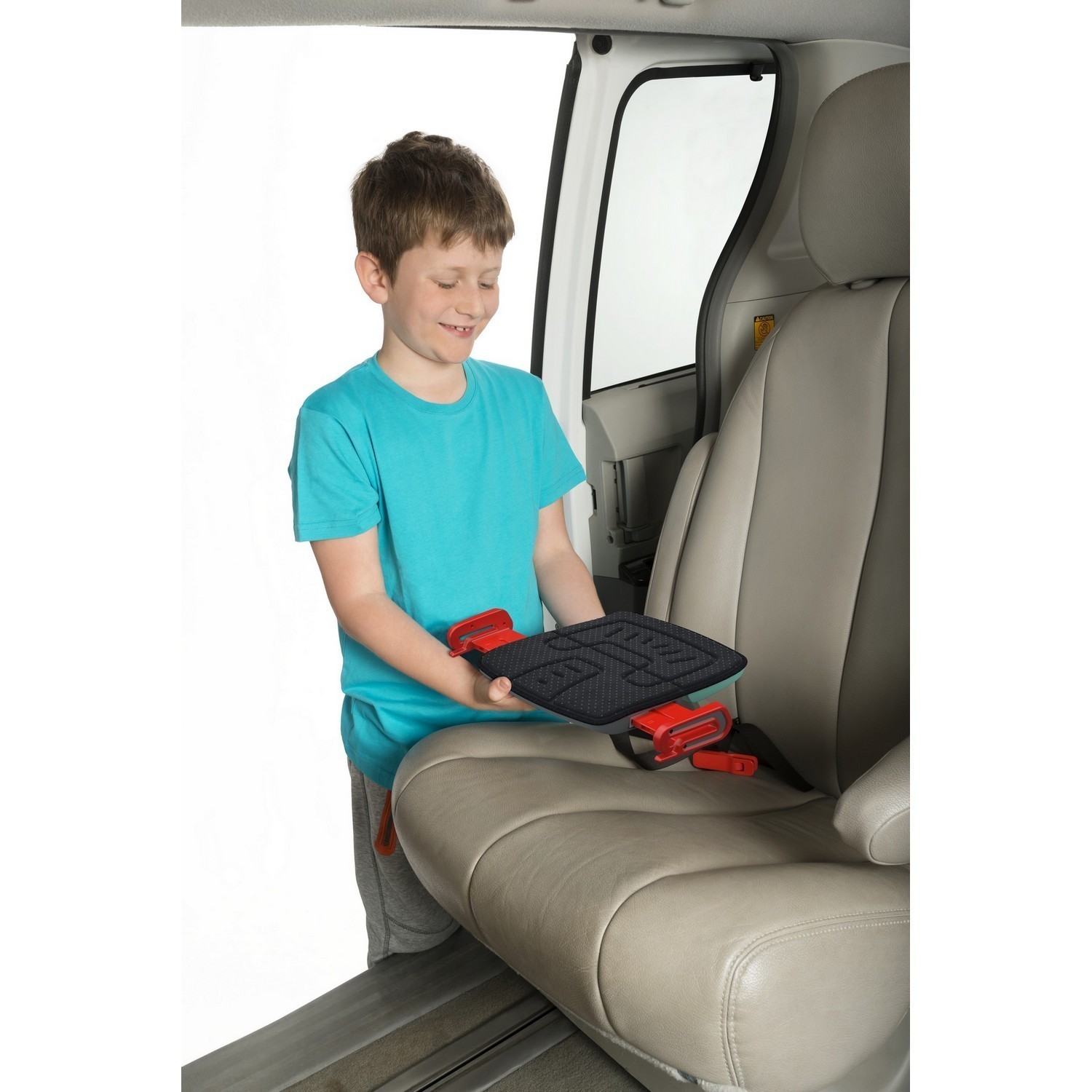 Бустер Mifold автомобильный the Grab-and-Go Booster seat/Pearl Grey светло-серый - фото 16