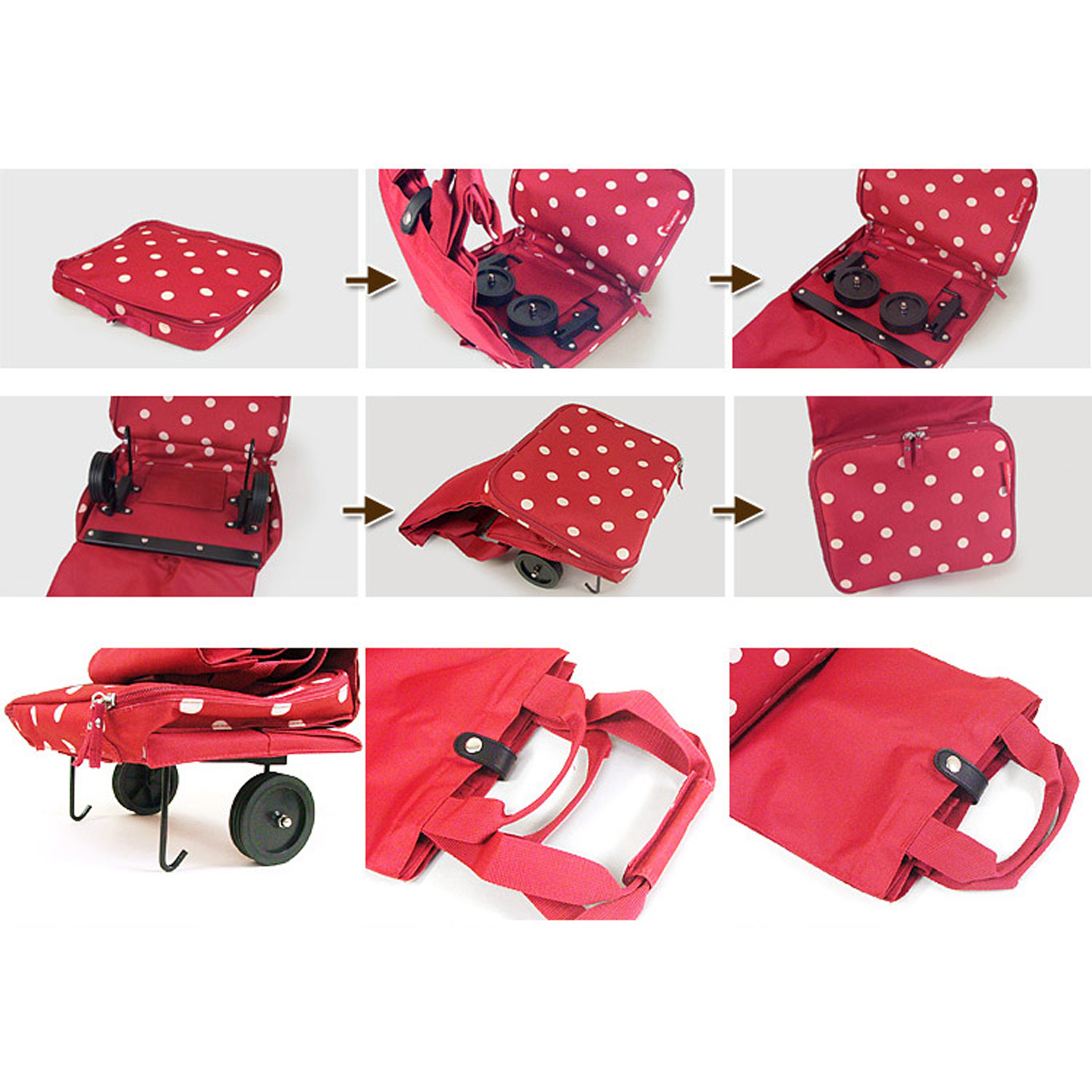 Сумка на колесиках Reisenthel Foldabletrolley red - фото 6