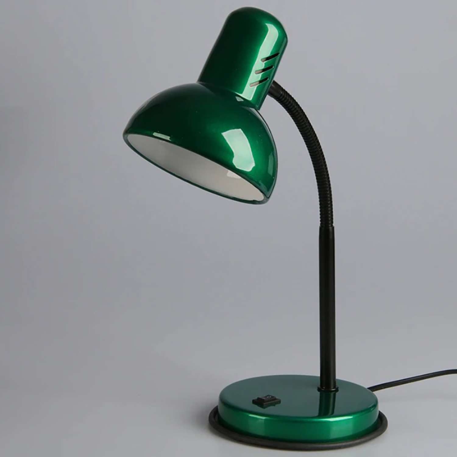 Настольный светильник Трансвит на подставке НТ 2077А зеленый перламутр - фото 1