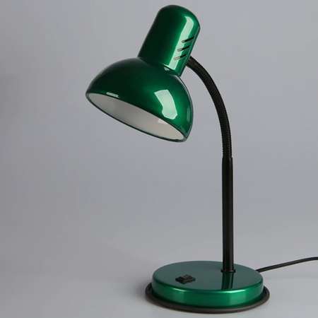 Настольный светильник Трансвит на подставке НТ 2077А зеленый перламутр
