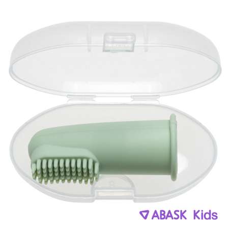 Зубная щетка-напальчник ABASK GREEN