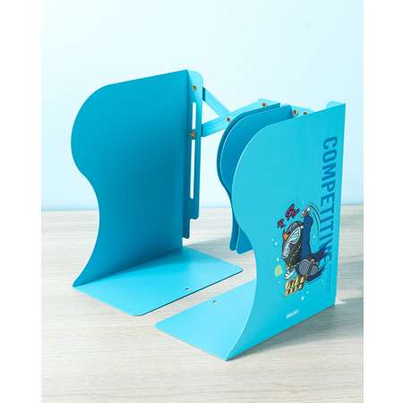 Подставка для книг Deli 78632BLUE синий