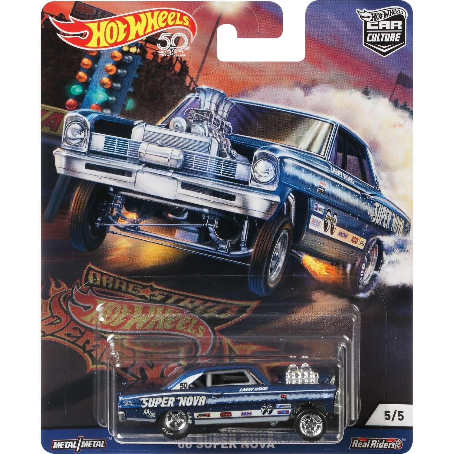 Машинка Hot Wheels Car Culture 1:64 66 Шевроле Супер Нова FVN70 FPY86 - фото 2