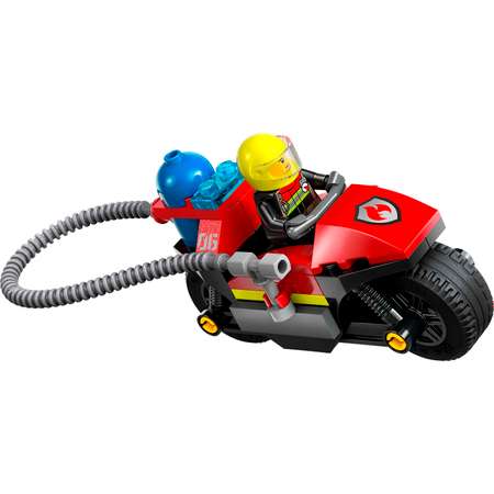Конструктор детский LEGO City Пожарно-спасательный мотоцикл 60410