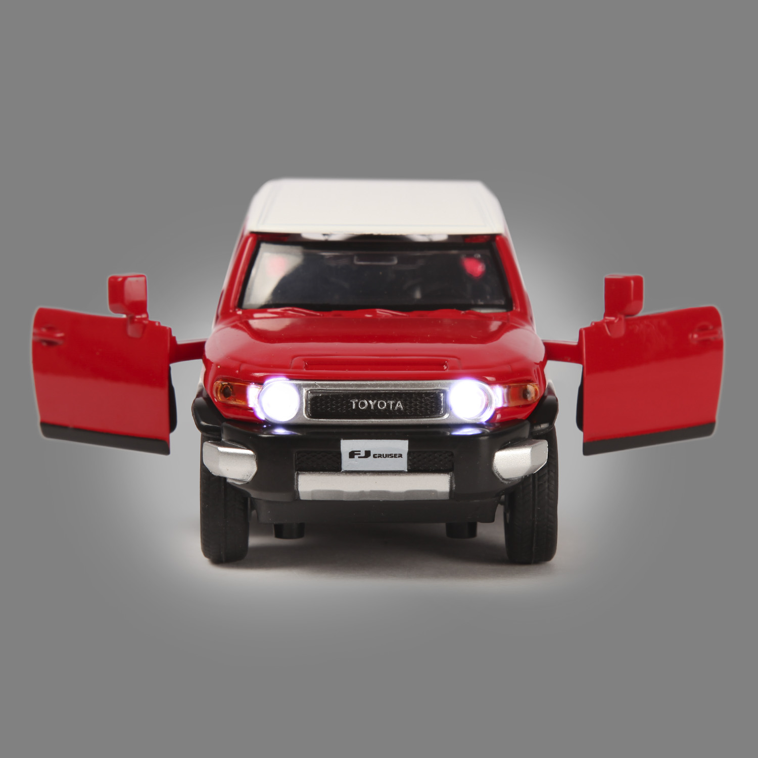 Машинка Mobicaro 1:32 Toyota FJ Cruiser Красная 68304 68304 - фото 7