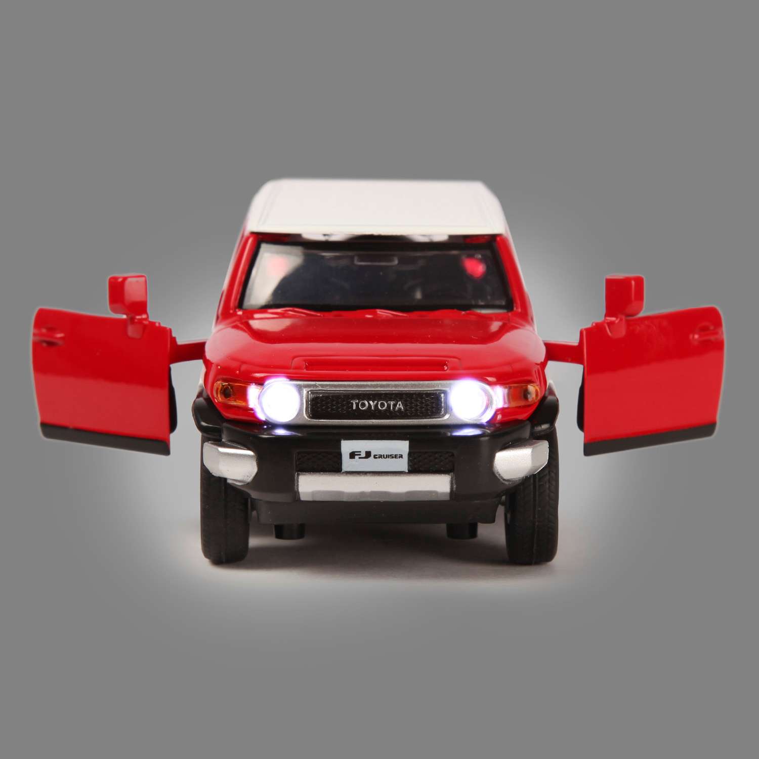 Машинка Mobicaro 1:32 Toyota FJ Cruiser Красная 68304 68304 - фото 7