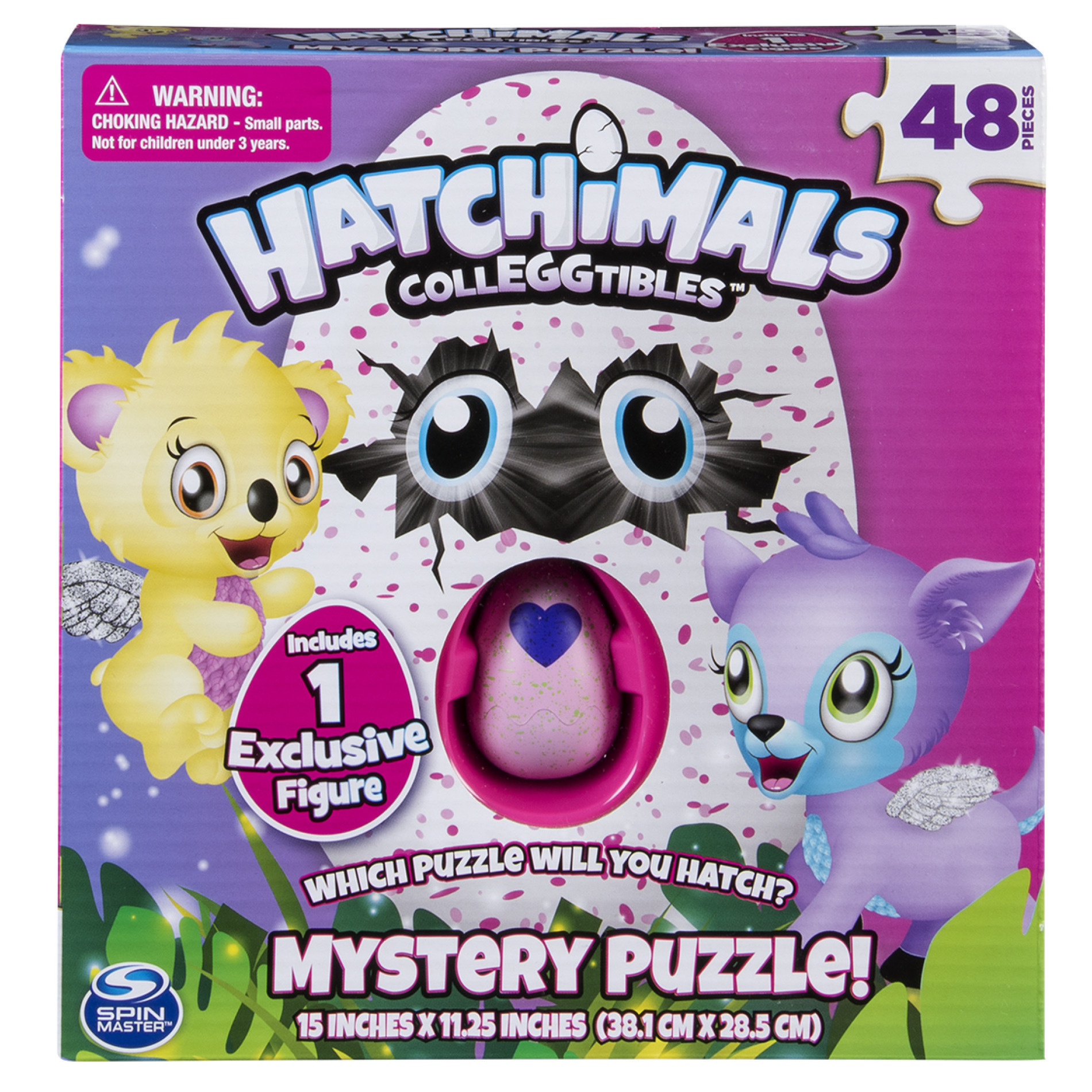 Пазл Hatchimals 48 элементов в коробке в непрозрачной упаковке (Сюрприз) 98470 - фото 1