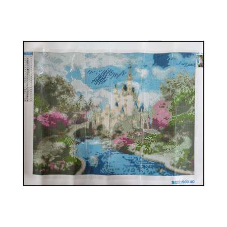 Алмазная мозаика Seichi Сказочный замок 40х50 см