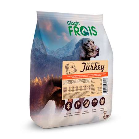 Сухой корм Frais Adult Dog Turkey 3 кг