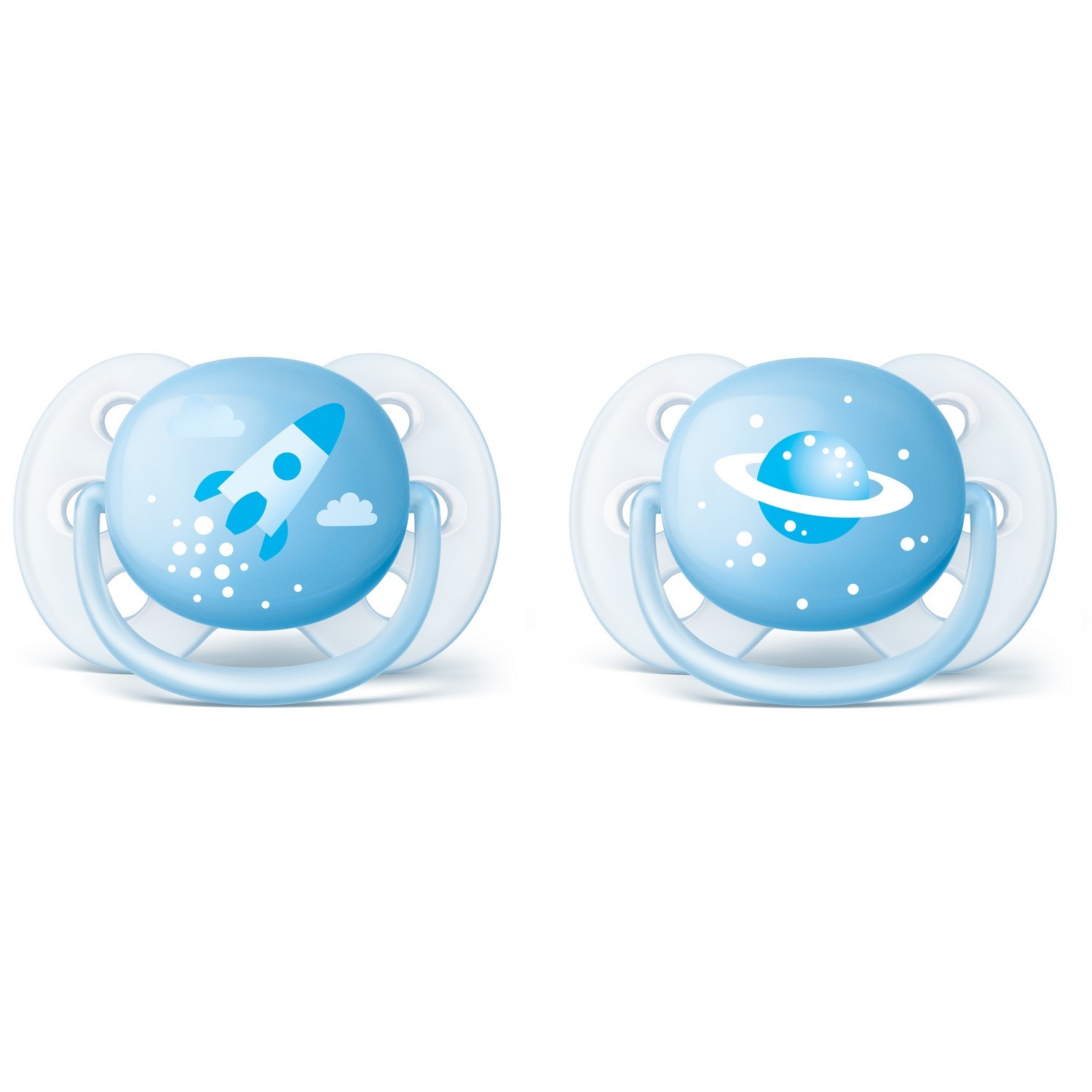 Пустышка Philips Avent ultra soft 0-6 мес 2шт SCF222/20 - фото 1