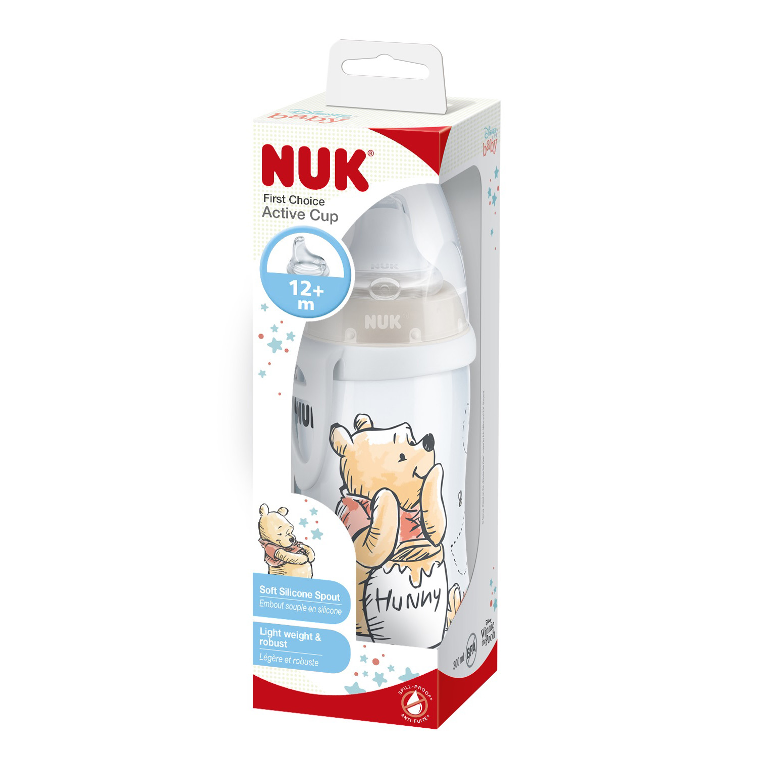 Поильник Nuk First Choice Active Дисней Медвежонок Винни 300мл 10751365 - фото 2