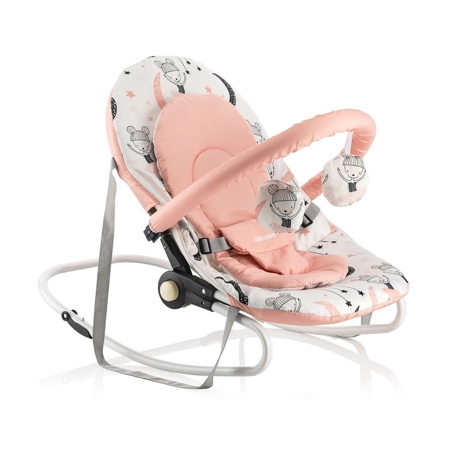 Шезлонг для новорожденных DEDE детское кресло качалка - фото 1