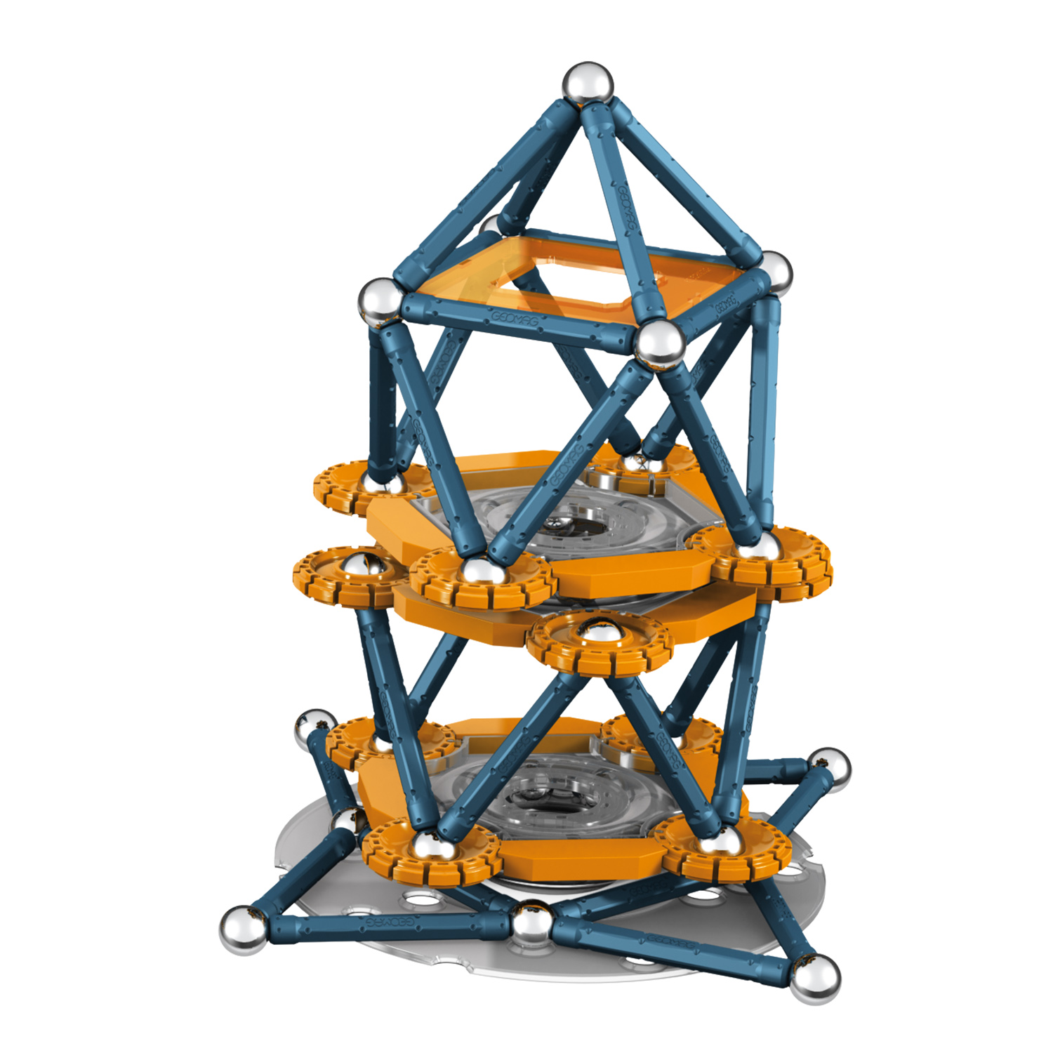 Конструктор магнитный GEOMAG Mechanics 146 деталей - фото 3