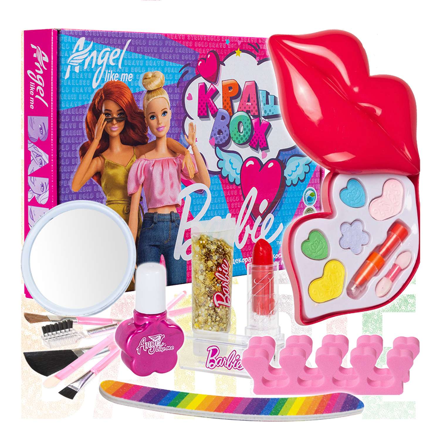 Набор детской косметики Barbie для девочек Губы - фото 1
