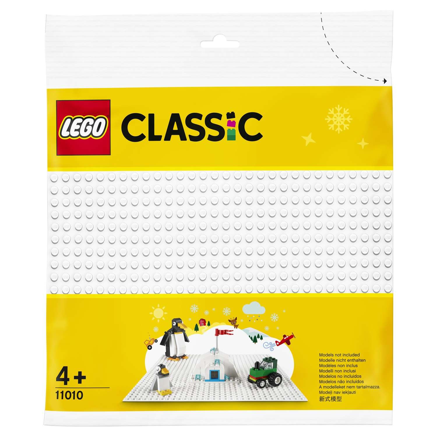Конструктор LEGO Classic Пластина базовая Белая 11010 - фото 2