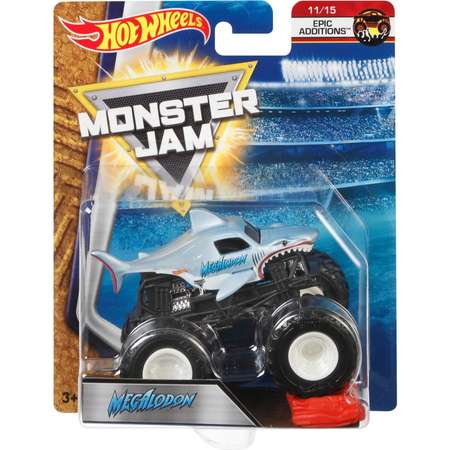 Машина Hot Wheels Monster Jam 1:64 Epic Edditions Мегалодон FLX03
