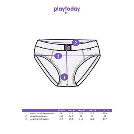 Трусы PlayToday