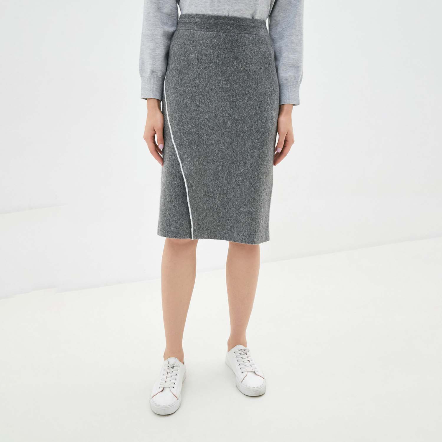 Юбка Baon B470528 / DEEP GREY MELANGE - фото 1