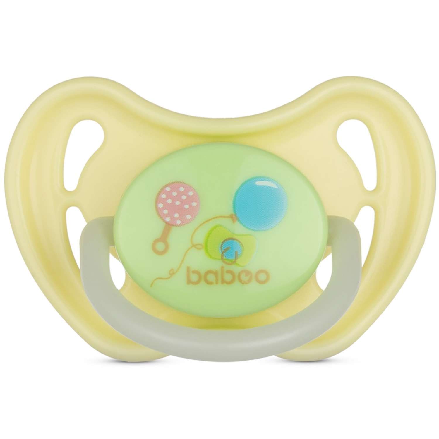 Соска-пустышка BABOO Baby Shower ночная с 0месяцев 5-017 - фото 1