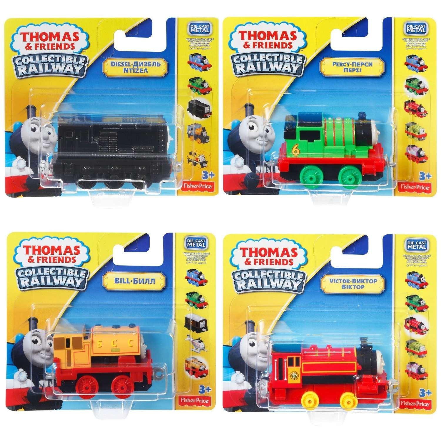 Базовые паровозики Thomas & Friends Томас и друзья в ассортименте BHR64 - фото 2