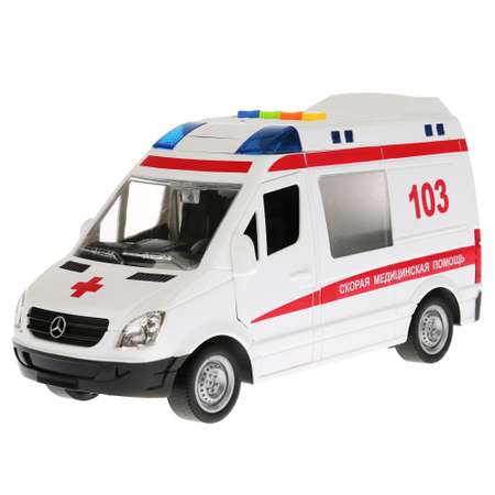 Машина Технопарк Mercedes Benz Sprinter Скорая инерционная 290895