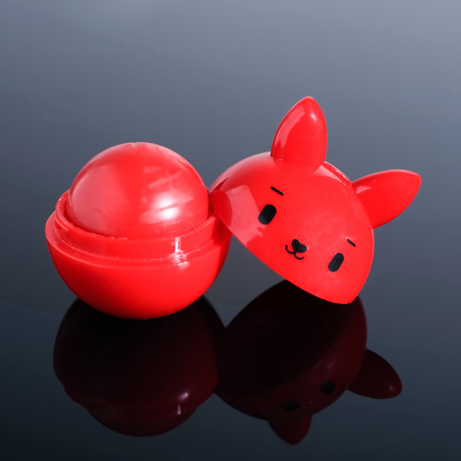 Блеск для губ Выбражулька «Мяу» красный котик аромат вишня - фото 6