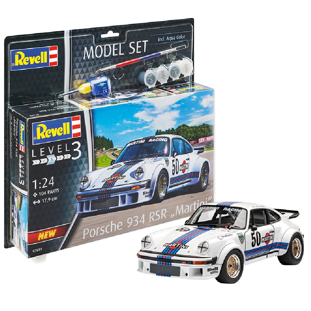 Модель для сборки Revell Автомобиль Porsche 934 RSR Martini 67685 - фото 1