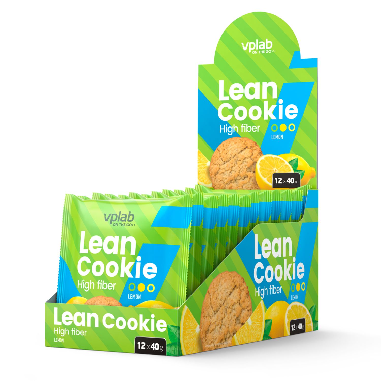 Печенье VPLAB Lean cookie лимон 40г - фото 2