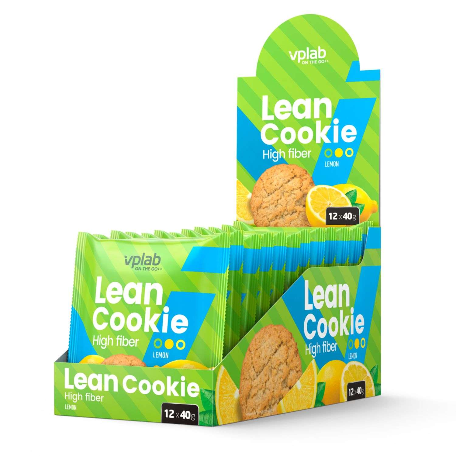 Печенье VPLAB Lean cookie лимон 40г - фото 2