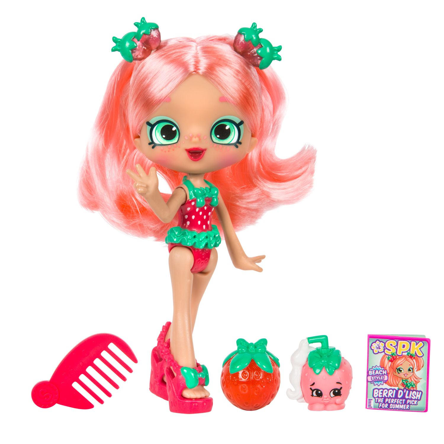 Кукла Shopkins (Shopkins) Клубничка Берри 57249 купить по цене 749 ₽ в  интернет-магазине Детский мир