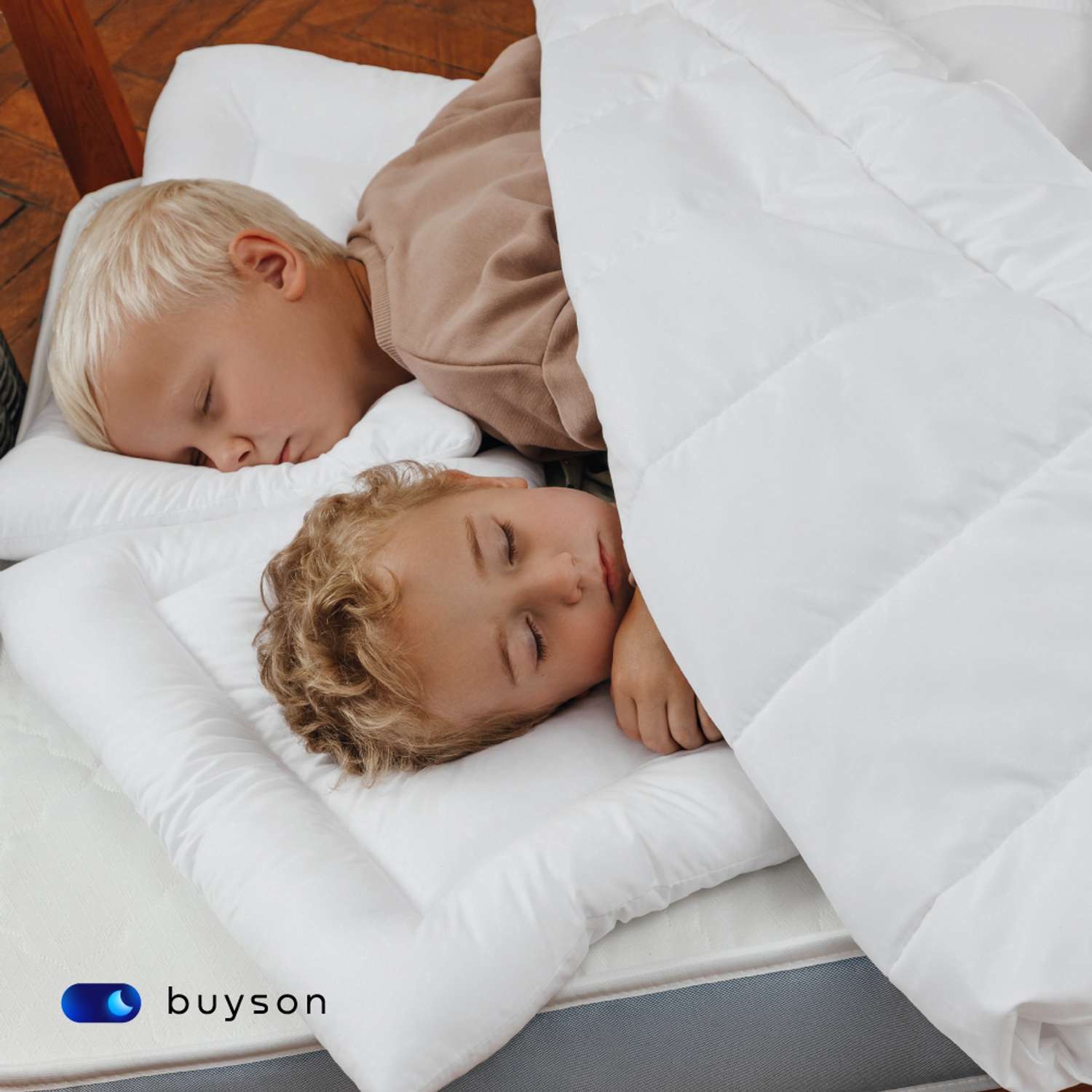 Анатомическая подушка buyson BuySweet от 3 до 5 лет 35х55 см высота 6 см - фото 5