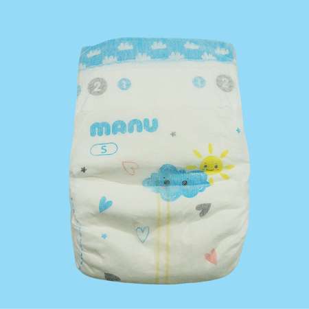 Подгузники Manu Premium S 4-8кг 3шт