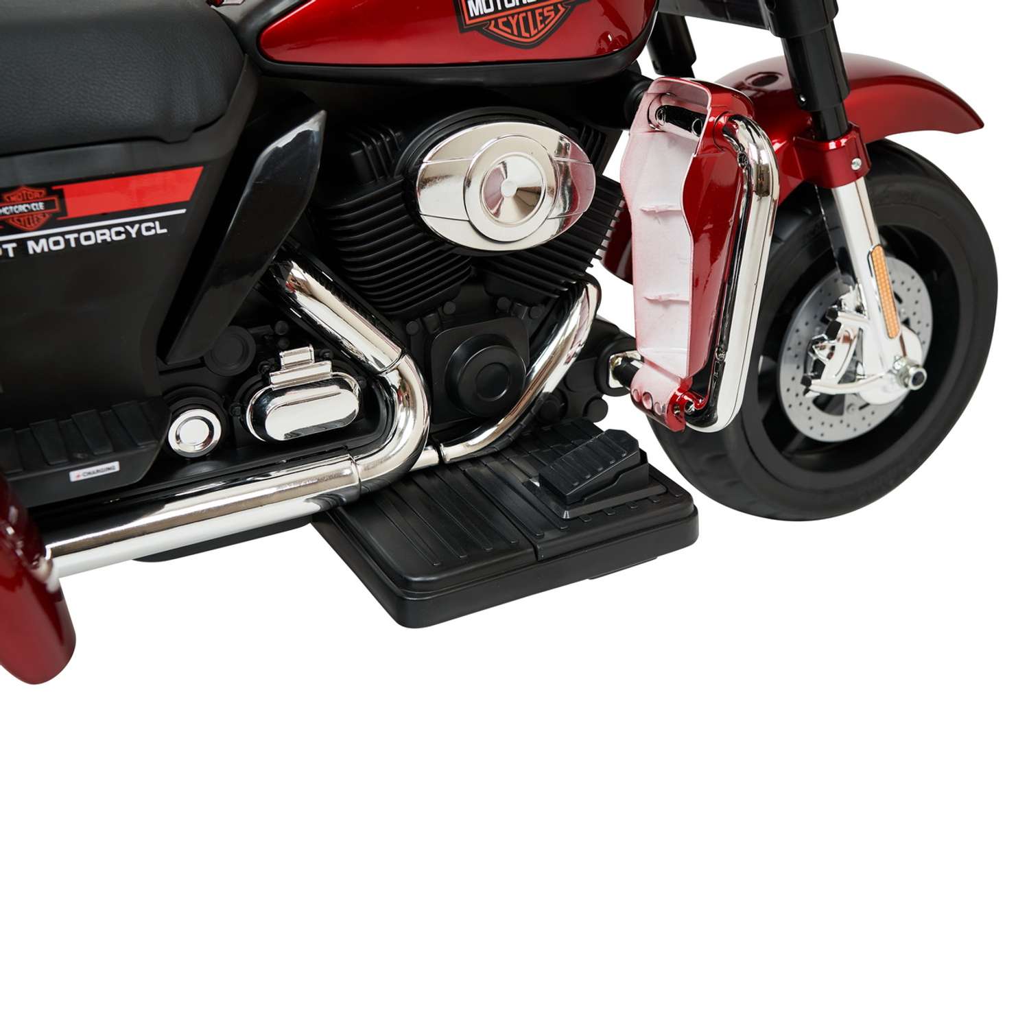 Электромобиль TOYLAND Трицикл Harley-Davidson Moto 7173 красный - фото 9