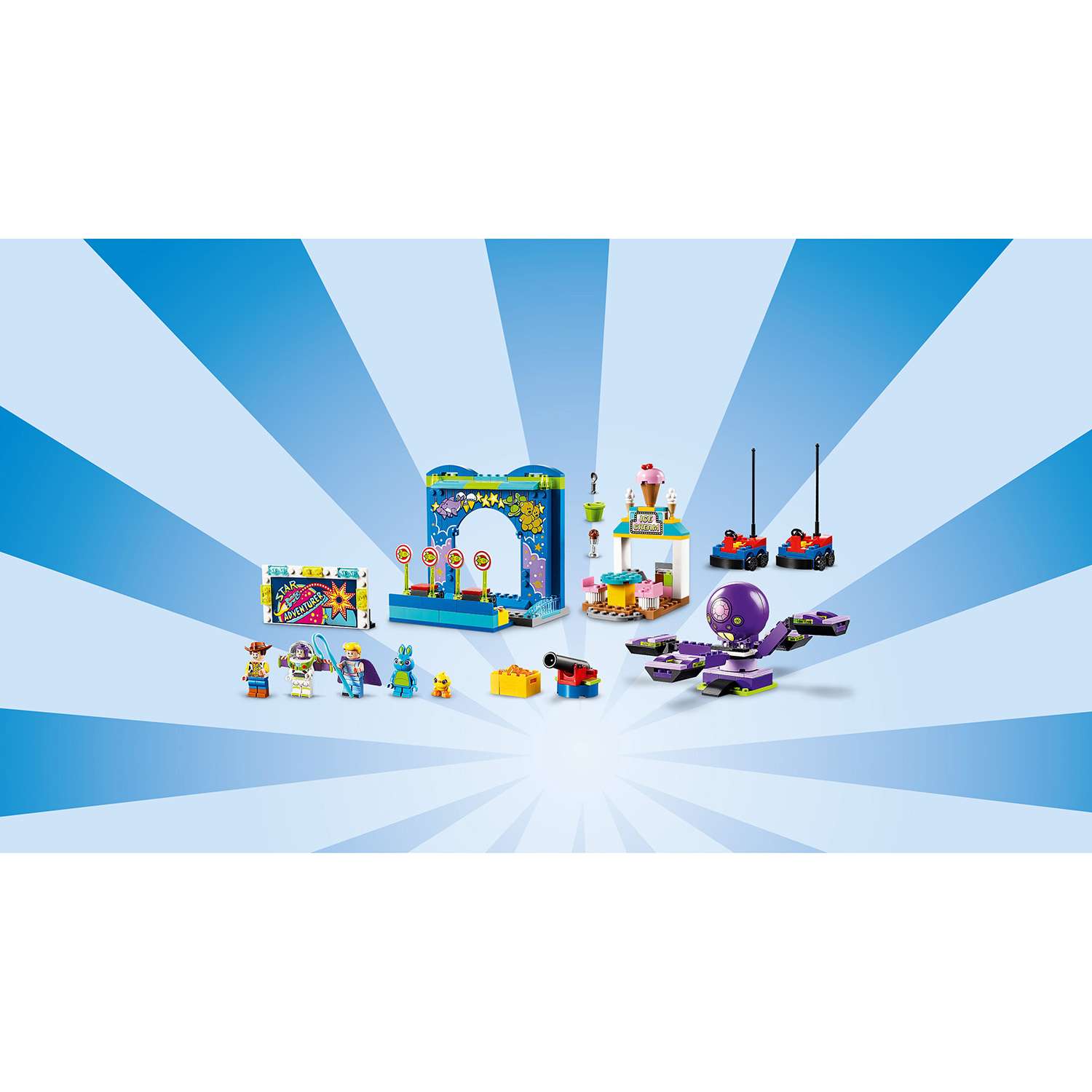 Конструктор LEGO 4+ Парк аттракционов Базза и Вуди 10770 - фото 9