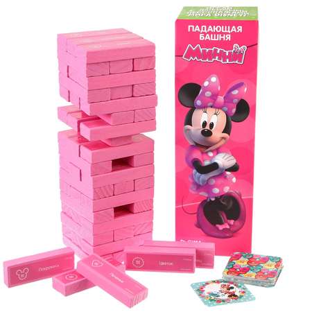 Игра Disney Падающая башня «Для лучших подруг» Минни Маус 54 бруска