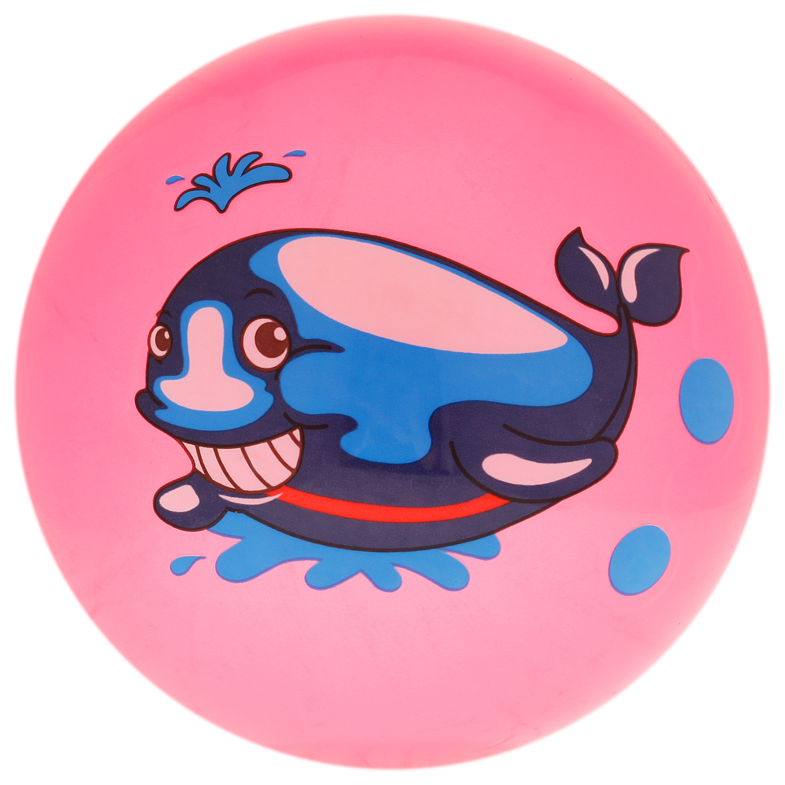 Мяч Zabiaka детский «Дельфинчики». d=25 см. 60 г. цвет розовый. принт - фото 5