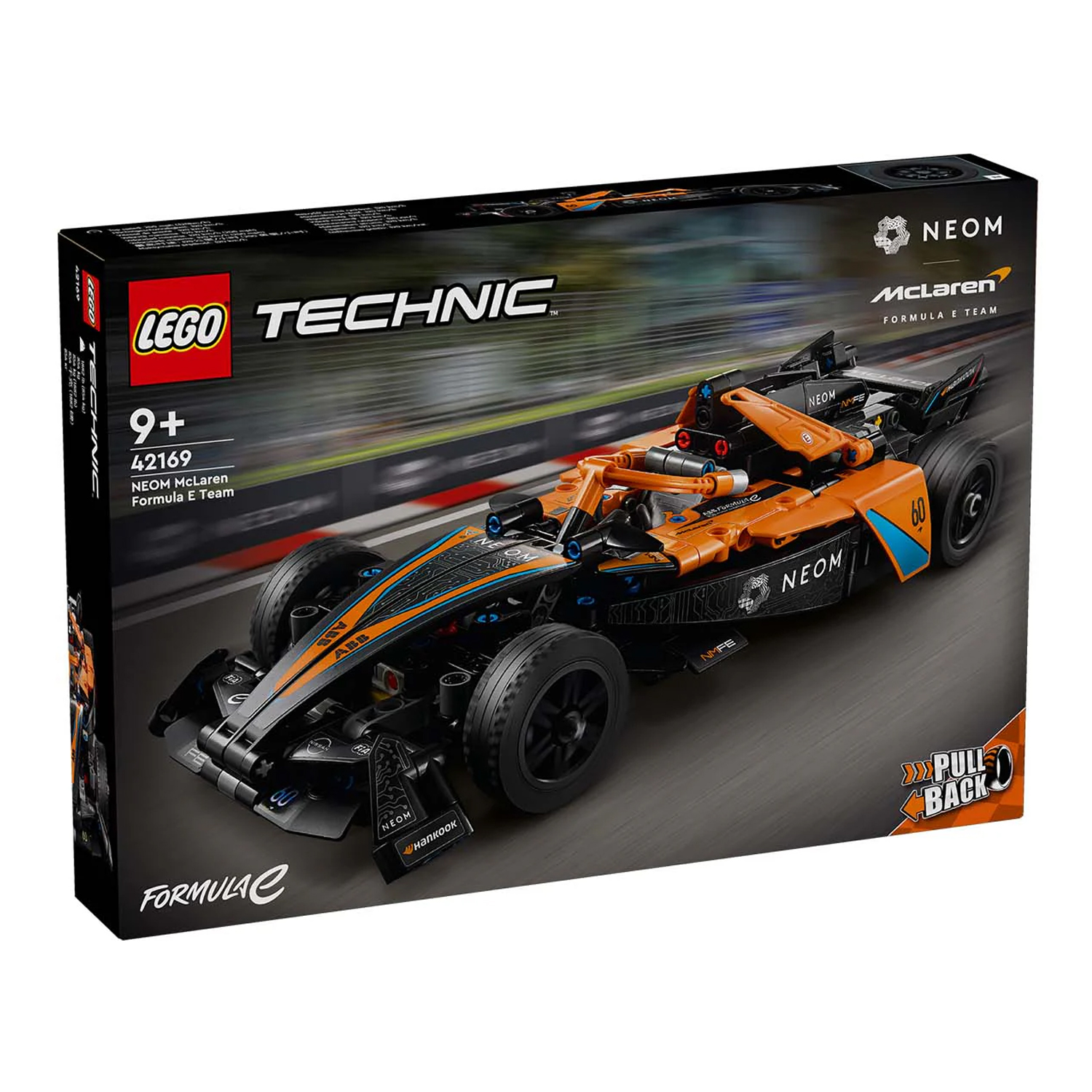 Конструктор детский LEGO Technic Автомобиль NEOM Formula E Pull-Back - фото 7