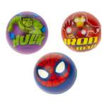 Мяч детский 1TOY Marvel Мстители маленький мягкий Человек-паук Железный Человек и Халк 3 шт