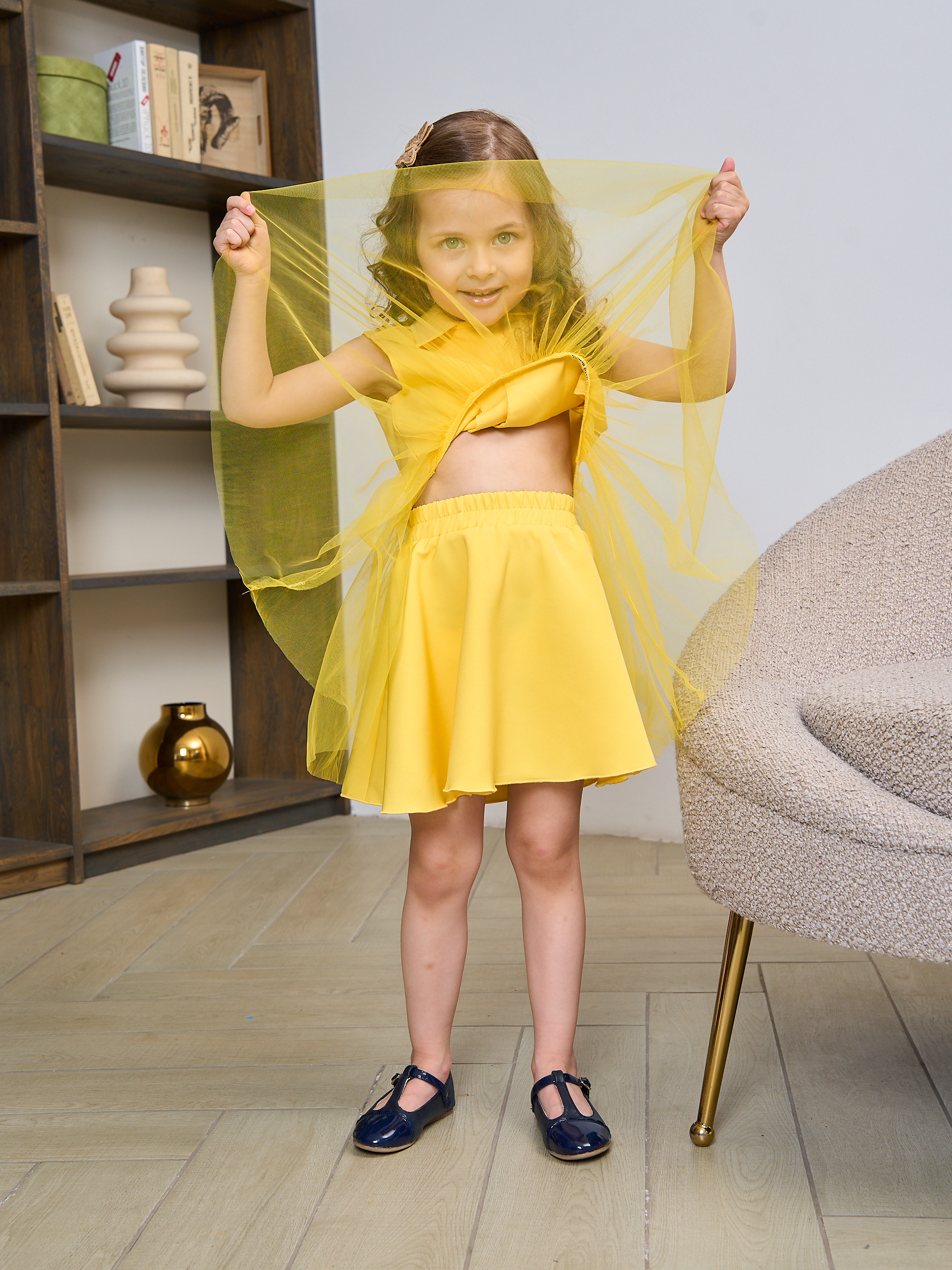 Костюм Mil Art kids 1902201526SUIT-KILT-YELLOW - фото 5